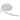 Shoelace is coiled on white background ready for shoe lacing.