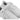 Close-up of white athletic shoes with laces on a white background